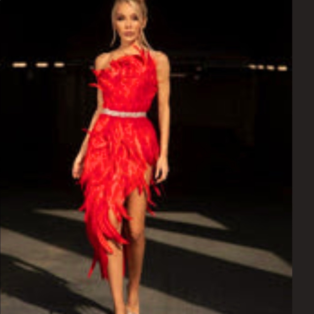 Beautiful red dress never wore